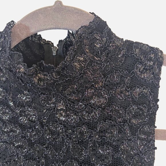 Blondie and Me by Linda Bernell Deep Navy/Black Formal Evening Dress - Picture 9 of 15